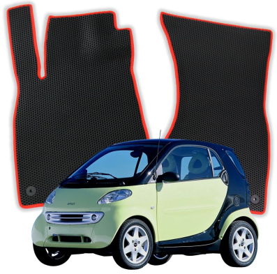 EVA bilgummimåtter OMEVO til Smart Fortwo 1 gen Coupé (1998-2007)