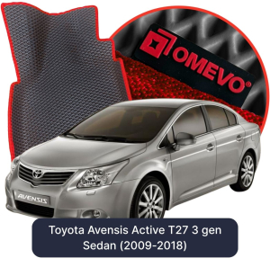 OMEVO 5D Pro EVA Bilmåtter til Toyota Avensis Active T27 3 gen Sedan (2009-2018)