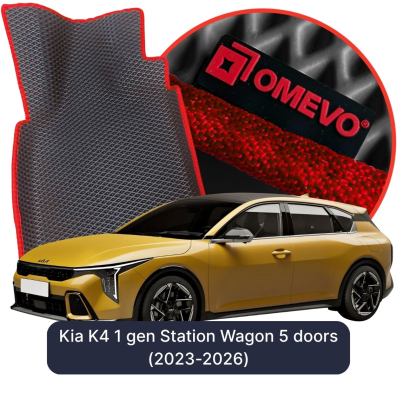 EVA bilgummimåtter OMEVO til Kia K4 1 gen Stationcar 5 døre (2023-2026)