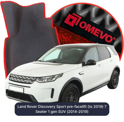 EVA bilgummimåtter OMEVO til Land Rover Discovery Sport pre-facelift (til 2019) 7 Sæder 1 gen SUV (2014-2019)