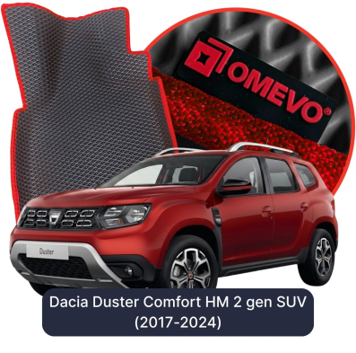 EVA bilgummimåtter OMEVO til Dacia Duster Comfort HM 2. gen SUV (2017-2024)