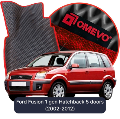 EVA bilgummimåtter OMEVO til Ford Fusion 1 gen Hatchback 5 døre (2002-2012)