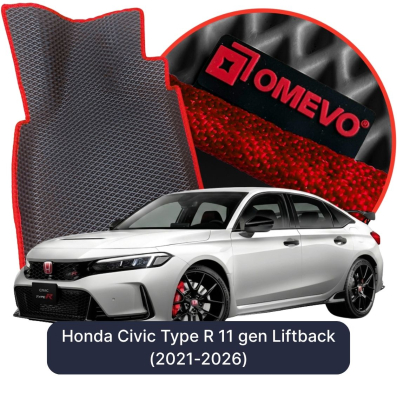 EVA bilgummimåtter OMEVO til Honda Civic Type R 11. generation Liftback (2021-2025)