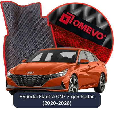 EVA bilgummimåtter OMEVO til Hyundai Elantra CN7 7. generation Sedan (2020-2025)
