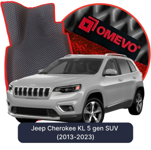 OMEVO 5D Pro EVA Bilmåtter til Jeep Cherokee KL 5. gen SUV (2013-2023)