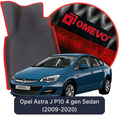 EVA bilgummimåtter OMEVO til Opel Astra J P10 4. gen Sedan (2009-2020)