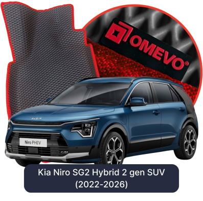 EVA bilgummimåtter OMEVO til Kia Niro SG2 Hybride 2. gen SUV (2022-2025)