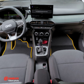 EVA bilgummimåtter OMEVO til Dacia Sandero Stepway Extreme LPG 3 gen Hatchback 5 døre (2020-2026)