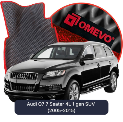 EVA bilgummimåtter OMEVO til Audi Q7 7-sædet 4L 1 gen SUV (2005-2015)