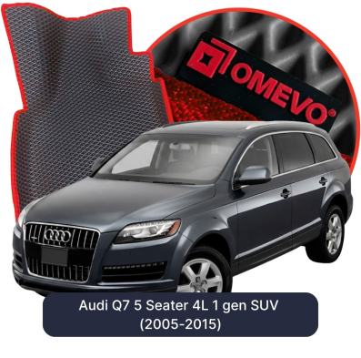 EVA bilgummimåtter OMEVO til Audi Q7 5-sædet 4L 1 gen SUV (2005-2015)