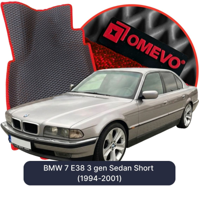 EVA bilgummimåtter OMEVO til BMW 7 E38 3. gen Sedan Short (1994-2001)