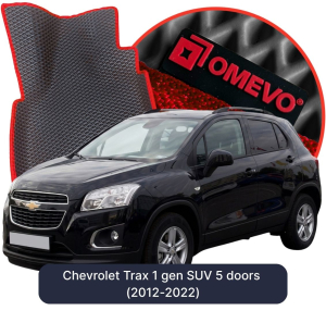 OMEVO 5D Pro EVA Bilmåtter til Chevrolet Trax 1. gen SUV 5 døre (2012-2022)