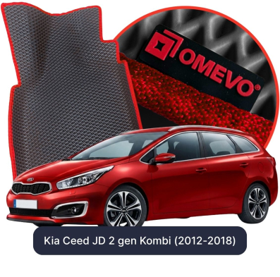 EVA bilgummimåtter OMEVO til Kia Ceed JD 2. gen Kombi (2012-2018)
