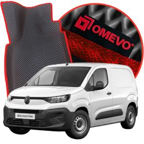 EVA bilgummimåtter OMEVO til Citroën Berlingo 3-personers 3 gen panel van vehicle (2018-2026)