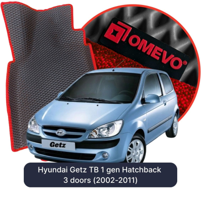 EVA bilgummimåtter OMEVO til Hyundai Getz TB 1. generation Hatchback (2002-2011)