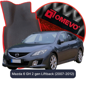 OMEVO 5D Pro EVA Bilmåtter til Mazda 6 GH 2. gen Liftback (2007-2012)
