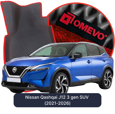 EVA bilgummimåtter OMEVO til Nissan Qashqai J12 3. gen SUV (2021-2025)