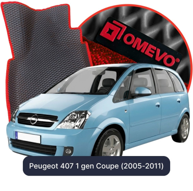 EVA bilgummimåtter OMEVO til Opel Meriva A 1. gen Minivan (2003-2010)