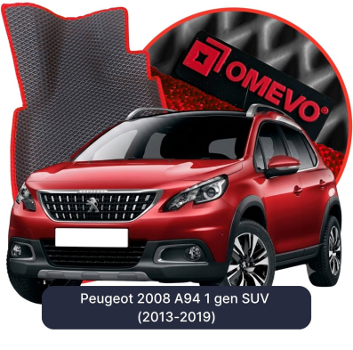 EVA bilgummimåtter OMEVO til Peugeot 2008 A94 1. gen SUV (2013-2019)