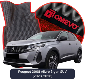 OMEVO 5D Pro EVA Bilmåtter til Peugeot 3008 Allure 3. gen SUV (2023-2026)