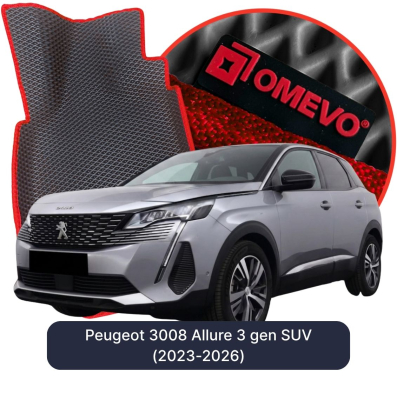 EVA bilgummimåtter OMEVO til Peugeot 3008 Allure 3. gen SUV (2023-2026)