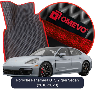 EVA bilgummimåtter OMEVO til Porsche Panamera GTS 2. gen Sedan (2016-2023)