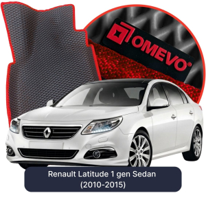 OMEVO 5D Pro EVA Bilmåtter til Renault Latitude 1 gen Sedan (2010-2015)