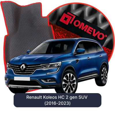 EVA bilgummimåtter OMEVO til Renault Koleos HC 2 gen SUV (2016-2023)