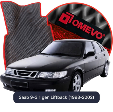 EVA bilgummimåtter OMEVO til Saab 9-3 1 gen Liftback (1998-2002)