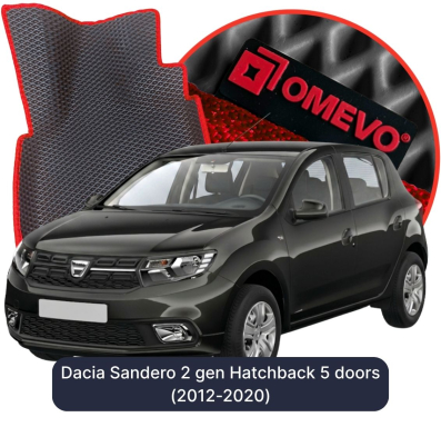 EVA bilgummimåtter OMEVO til Dacia Sandero 2. gen Hatchback 5 døre (2012-2020)