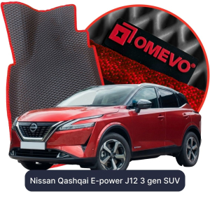 OMEVO 5D Pro EVA Bilmåtter til Nissan Qashqai E-power J12 3. gen SUV (2021-2026)