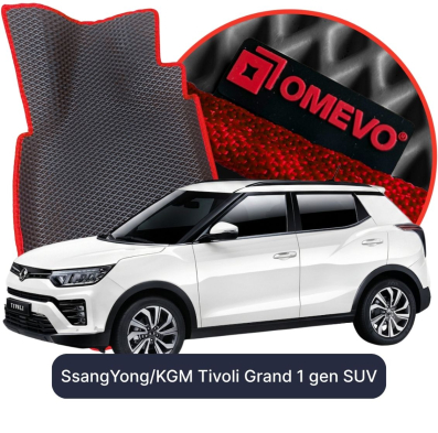 EVA bilgummimåtter OMEVO til SsangYong/KGM Tivoli Grand 1 gen SUV (2015-2026)
