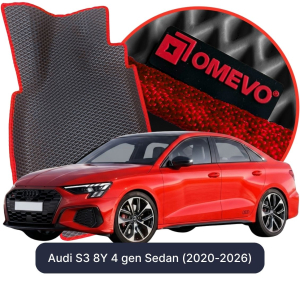 OMEVO 5D Pro EVA Bilmåtter til Audi S3 8Y 4 gen Sedan (2020-2026)