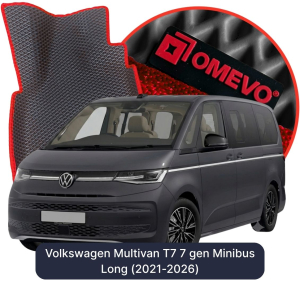 OMEVO 5D Pro EVA Bilmåtter til Volkswagen Multivan T7 7 gen Minibus Long (2021-2026)