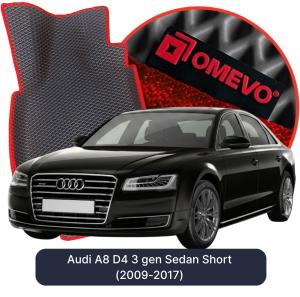 OMEVO 5D Pro EVA Bilmåtter til Audi A8 D4 3 gen Sedan Kort (2009-2017)