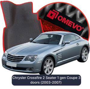 OMEVO 5D Pro EVA Bilmåtter til Chrysler Crossfire 2 Sæder 1 gen Coupé 3 døre (2003-2007)