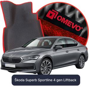 OMEVO 5D Pro EVA Bilmåtter til Škoda Superb Sportline 4 gen Liftback (2023-2026)