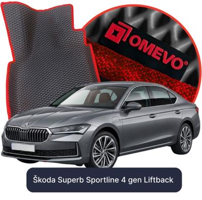 EVA bilgummimåtter OMEVO til Škoda Superb Sportline 4 gen Liftback (2023-2026)