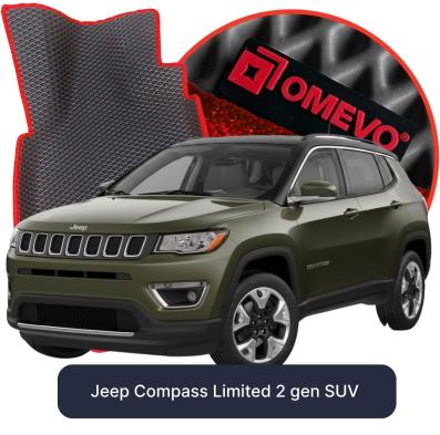 EVA bilgummimåtter OMEVO til Jeep Compass Limited 2. gen SUV (2016-2026)