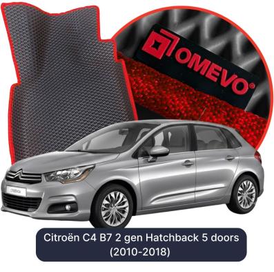 EVA bilgummimåtter OMEVO til Citroën C4 B7 2. gen Hatchback 5 døre (2010-2018)