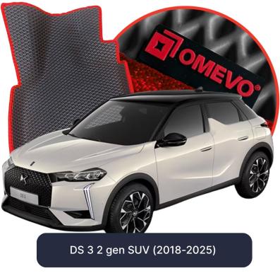 EVA bilgummimåtter OMEVO til DS 3 2 gen SUV (2018-2025)