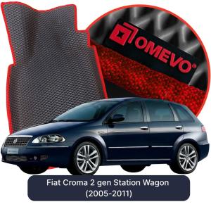OMEVO 5D Pro EVA Bilmåtter til Fiat Croma 2. gen Stationcar (2005-2011)