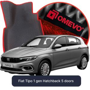 OMEVO 5D Pro EVA Bilmåtter til Fiat Tipo 1 gen Hatchback 5 døre (2015-2026)