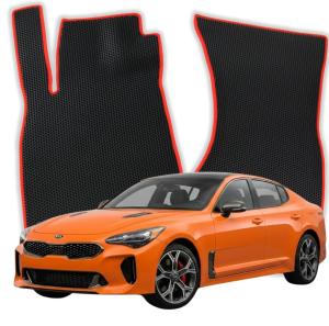 OMEVO EVA Bilmåtter® til Kia Stinger GTS CK 1 gen Liftback 5 døre (2017-2023)