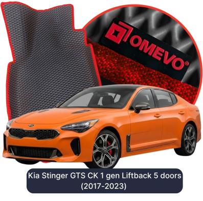 EVA bilgummimåtter OMEVO til Kia Stinger GTS CK 1 gen Liftback 5 døre (2017-2023)