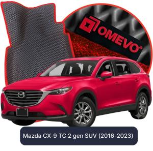 OMEVO 5D Pro EVA Bilmåtter til Mazda CX-9 TC 2 gen SUV (2016-2023)