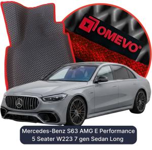 OMEVO 5D Pro EVA Bilmåtter til Mercedes-Benz S63 AMG E Performance 5 Sæder W223 7 gen Sedan Long (2020-2026)