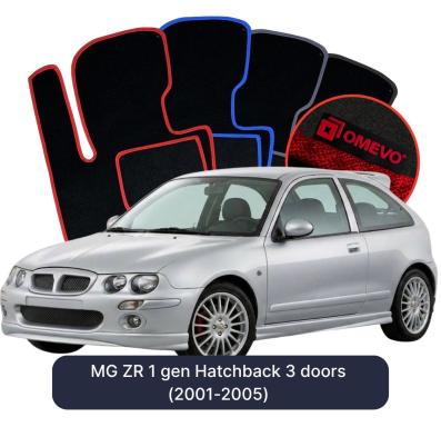 Velour-bilmåtter OMEVO til MG ZR 1 gen Hatchback 3 døre (2001-2005) 