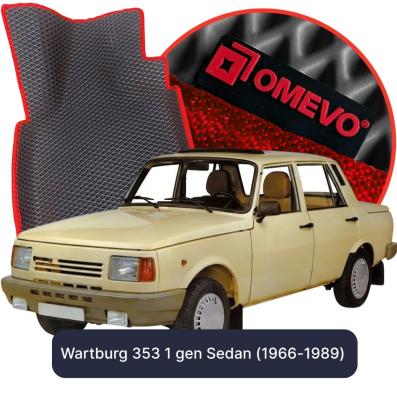 EVA bilgummimåtter OMEVO til Wartburg 353 1 gen Sedan (1966-1989)
