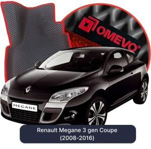 OMEVO 5D Pro EVA Bilmåtter til Renault Megane 3 gen Coupe (2008-2016)